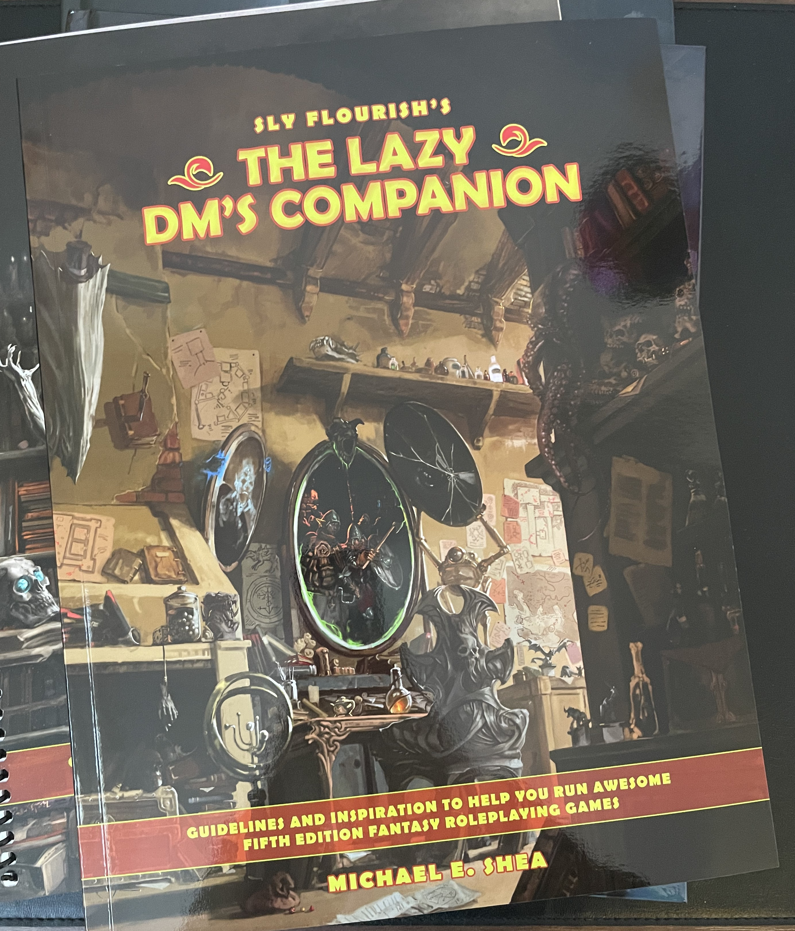 a photo of the book Sly Flourish's The Lazy DM's Companion by Michael E. Shea